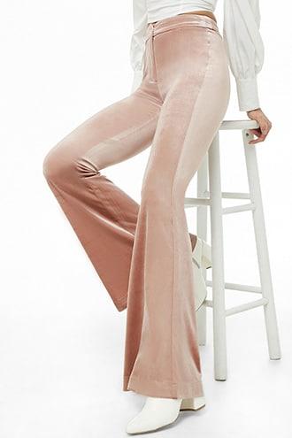 Forever21 Velvet Flare Pants