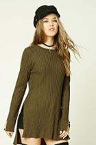 Forever21 Longline Ribbed Sweater
