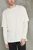 Forever21 Double-sleeve Slub Tee