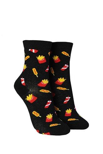 Forever21 Food Print Crew Socks