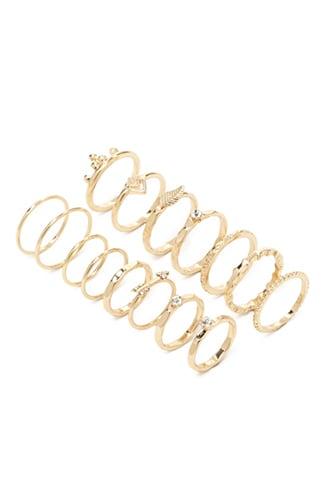 Forever21 Arrow Midi Ring Set