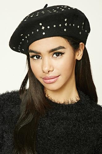 Forever21 Women's  Studded Woolen Beret