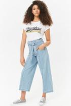 Forever21 Tie-waist High-rise Jeans