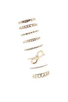 Forever21 Chain-link Stackable Ring Set