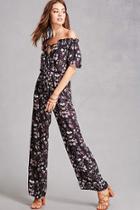 Forever21 Oh My Love Floral Jumpsuit