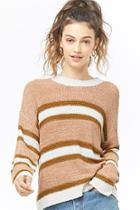 Forever21 Striped Purl-knit Sweater