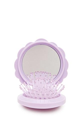 Forever21 Seashell Compact Brush & Mirror