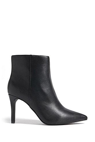 Forever21 Faux Leather Stiletto Ankle Boots