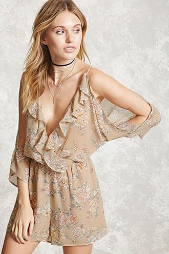 Forever21 Floral Romper