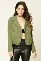 Forever21 Women's  Button-front Denim Jacket