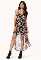 Forever21 Floral High-low Dress