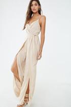 Forever21 Wrap-front Split-leg Jumpsuit