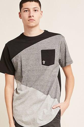 Forever21 Soulstar Colorblock Tee