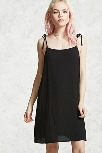 Forever21 Gauze Tie-strap Mini Dress
