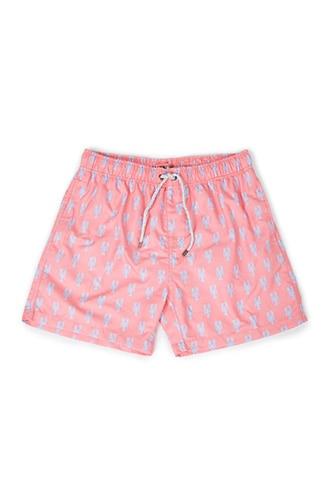 Forever21 Vintage Summer Lobster Swim Trunks