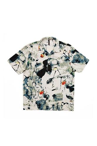Forever21 Smash Abstract Print Shirt