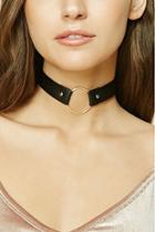 Forever21 Faux Leather O-ring Choker