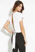 Love21 Women's  Contemporary Slit Back Top