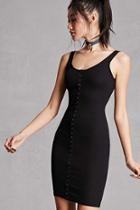 Forever21 Snap-button Front Bodycon Dress