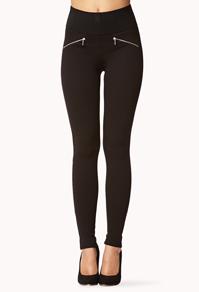 Forever21 Zippered Leggings