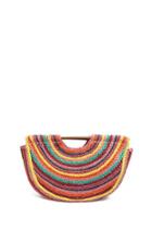 Forever21 Rainbow Woven Handbag