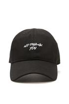 Forever21 No Thank You Graphic Dad Cap