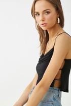 Forever21 Ruched Ladder-trim Cami