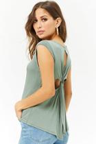 Forever21 Twist-back Cutout Top