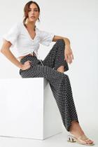 Forever21 Polka Dot Print Pants