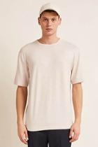 Forever21 Premium Textured Drop-shoulder Tee