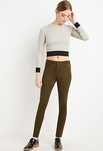 Forever21 Classic Stitched Cargo Pants