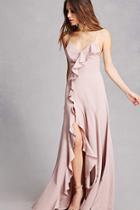 Forever21 Lilibet Front-slit Maxi Dress