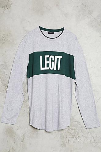 21 Men Long-sleeve Legit Graphic Tee