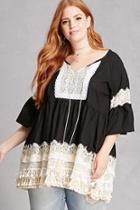 Forever21 Plus Size Lace-trim Tunic