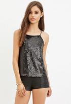 Forever21 Boxy Sequined Cami