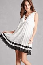 Forever21 Contrast Pleated Dress