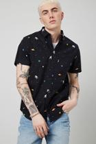 Forever21 Classic Fit Space Print Shirt