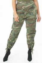 Forever21 Plus Size Camo Cargo Ankle Pants