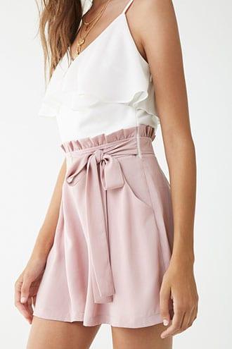Forever21 Combo Paperbag Cami Romper