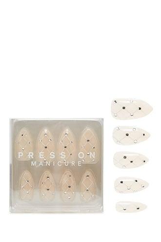 Forever21 Rhinestone Press On Manicure