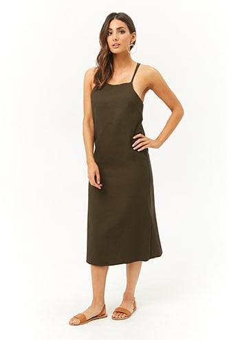 Forever21 Woven Cami Midi Dress