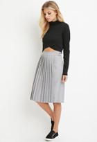 Love21 Women's  Contemporary Texture Pleated Skirt
