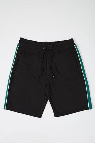 Forever21 Striped-trim Drawstring Shorts