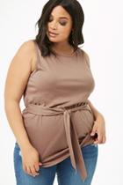 Forever21 Plus Size Longline Belted Tank