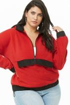 Forever21 Plus Size Fuzzy Fleece Anorak