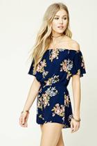 Forever21 Floral Tie-waist Romper