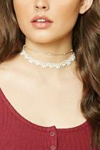 Forever21 Floral Lace Choker Set