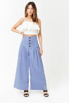 Forever21 High-rise Button-front Pants
