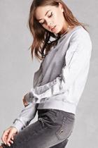 Forever21 Ruffle-trim Sweatshirt