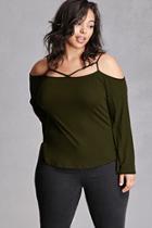 Forever21 Plus Size Perch Caged Top